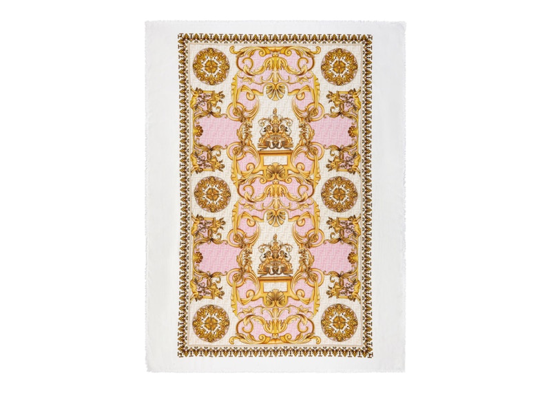 Fendi Fendace Cotton Pareo White/Multicolor