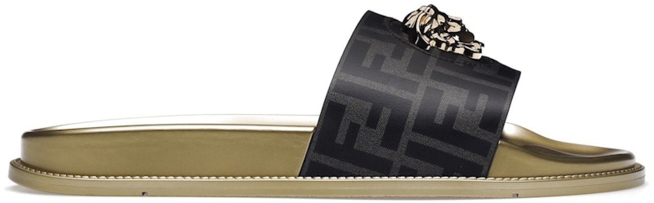 VERSACE 凡賽斯 FENDER CHE FF 涼鞋 卡其色 Buy VERSACE 凡賽斯 FENDER CHE FF 涼鞋 卡其色