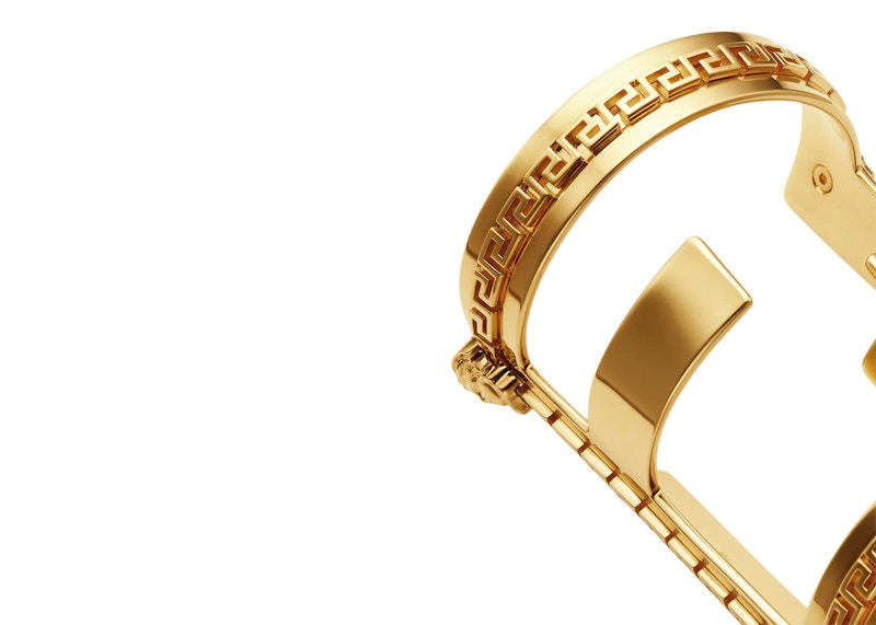 Order Gelang Cuff Fendi Fendace Greca Brass/Emas Versace