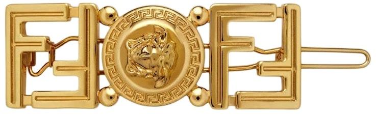 fendi-fendace-hair-clip-brass-versace-gold