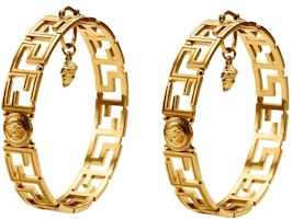 Fendi Fendace Hoop Earrings Brass/Versace Gold Fendi Fendace Hoop Earrings Brass/Versace Gold