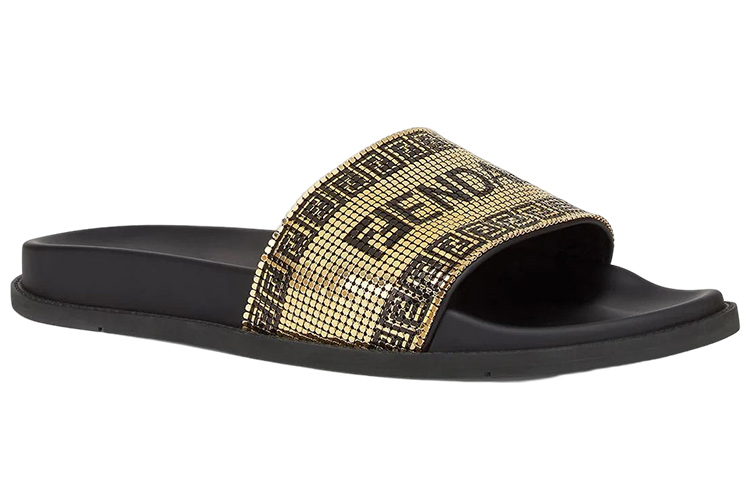 Fendi Fendace Logo Metal Mesh Sliders 圖 3