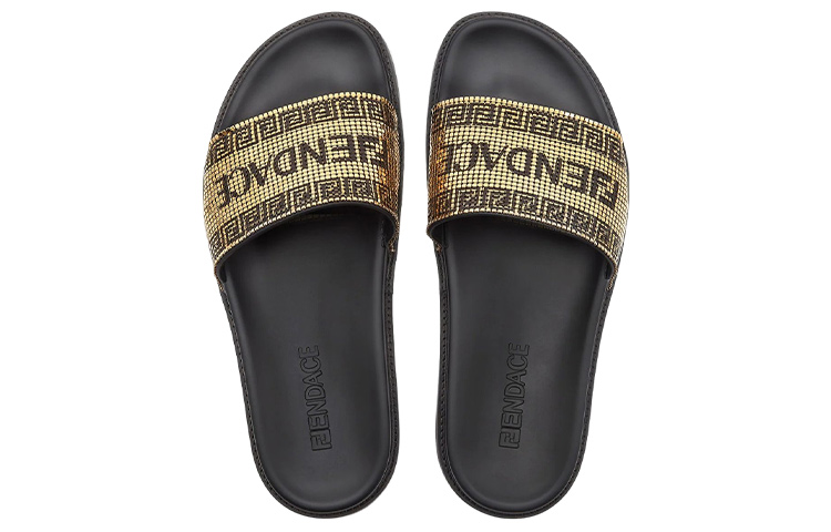 Fendi Fendace Logo Metal Mesh Sliders 圖 4