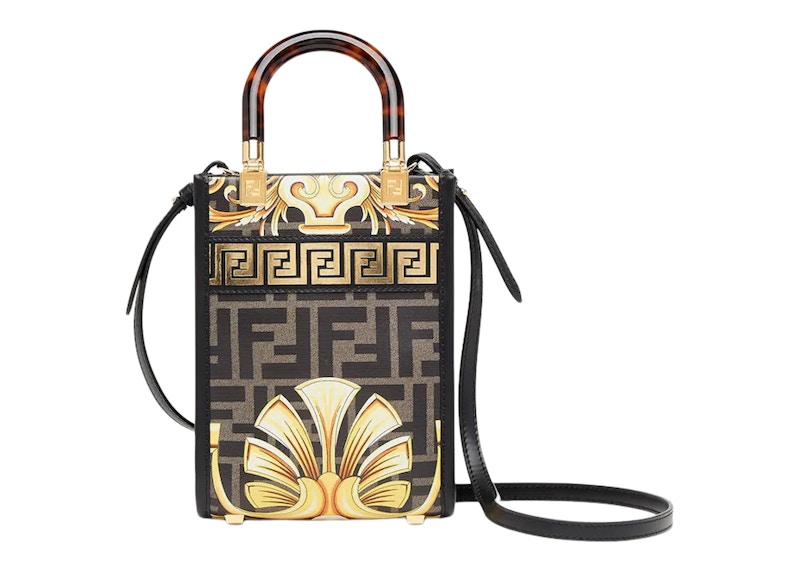 Order Fendi Fendace Mini Sunshine Shopper Hitam