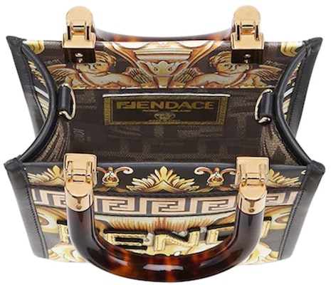 Fendi Fendace Mini Sunshine Shopper Negra Lookbook Fendi Fendace Mini Sunshine Shopper Negra