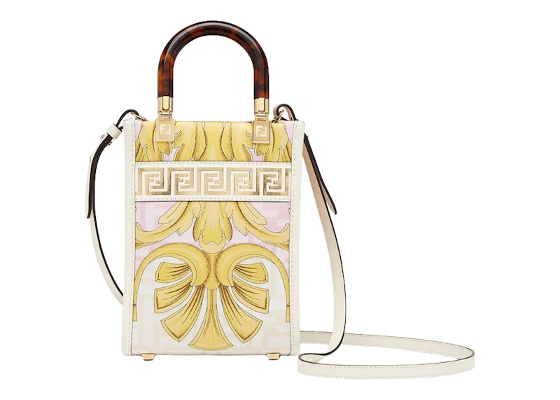 Order Fendi Fendace Mini Sunshine Shopper Putih