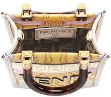 Lookbook Fendi Fendace 迷你陽光托特包 白色