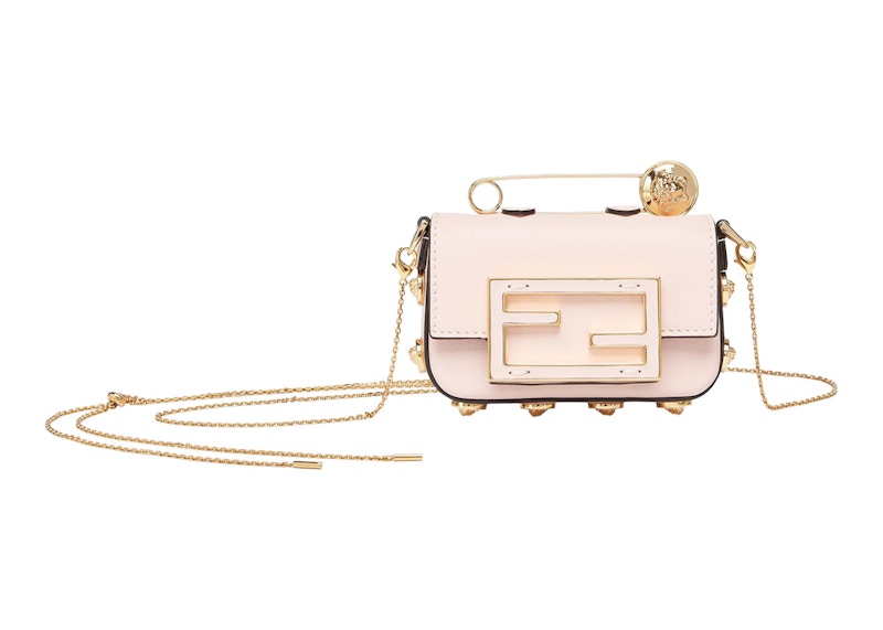 Fendi Fendace Nano Baguette Charm Pink