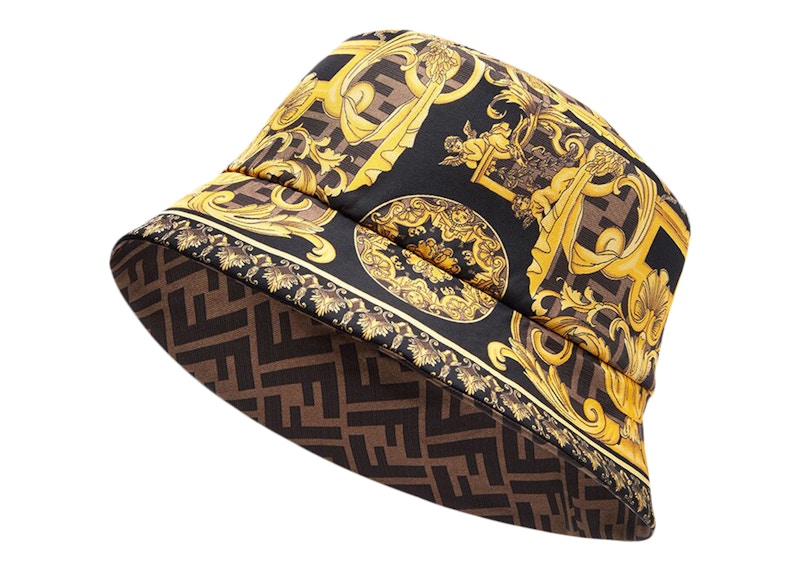 Fendi Fendace Reversible Bucket Hat Black/Multicolor