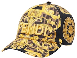 Fendi Fendace Silk Baseball Cap Black/Multicolor Fendi Fendace Silk Baseball Cap Black/Multicolor