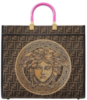 Fendi Fendace Sunshine Large Tote Bag Gold Baroque Fendi Fendace Sunshine Large Tote Bag Gold Baroque