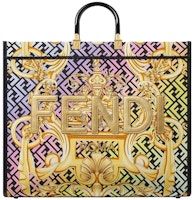 Fendi Fendace Sunshine Large Tote Bag Gold Baroque Print Fendi Fendace Sunshine Large Tote Bag Gold Baroque Print