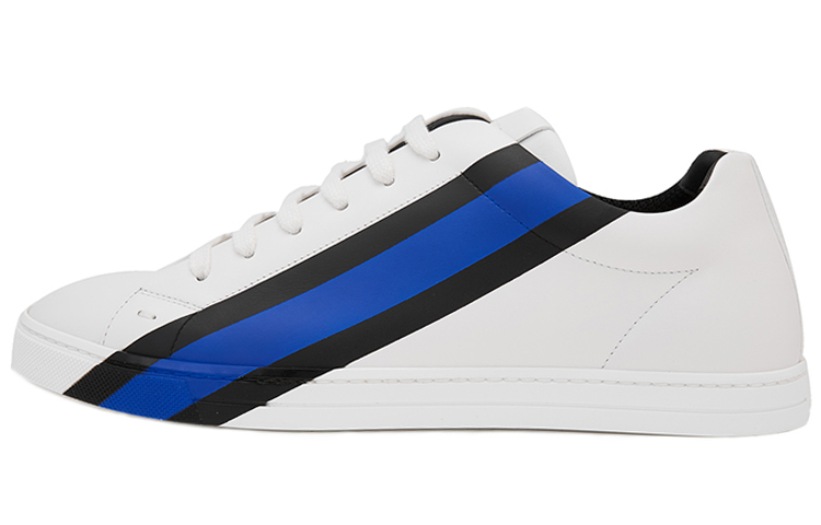 Buy 芬迪 Fendi 皮革運動鞋「Fendi 標誌 - 白藍色」7E1380-AD7N-F1BNW