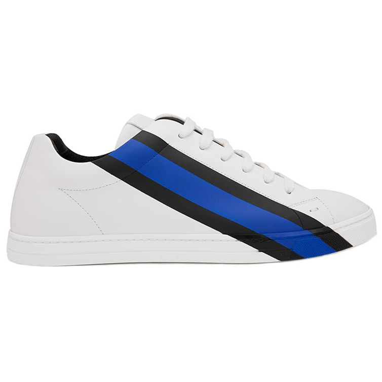 Order 芬迪 Fendi 皮革運動鞋「Fendi 標誌 - 白藍色」7E1380-AD7N-F1BNW