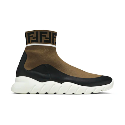 Fendi Fendi Tech Fabric High 'Forever Fendi - Brown'