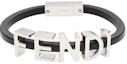 Buy FENDI Fendigraphy Logo Bracelet for Men - Black. 7AJ745ADS1F0VD1