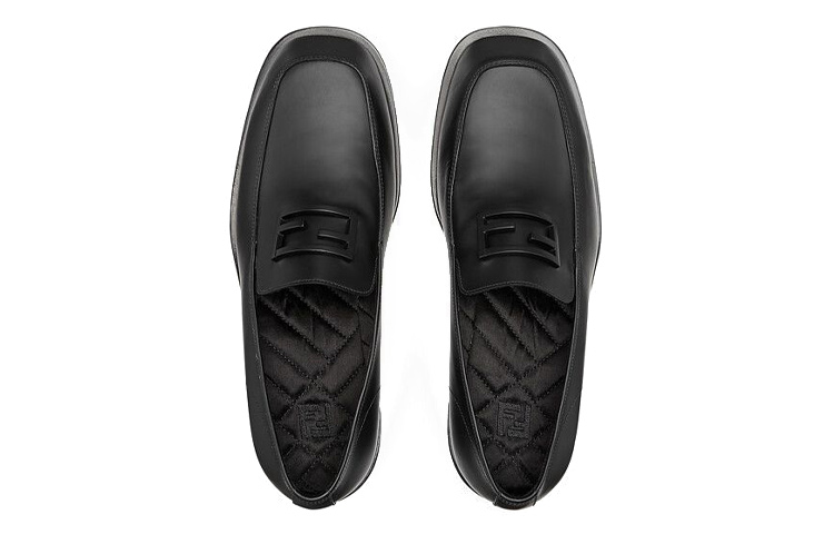 Purchase Fendi 芬迪 時尚皮革樂福鞋 黑色