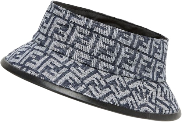 FENDI FF Denim Visor Hat Unisex Couple Style - Blue FXQ967AN9RF0RU7 Order FENDI FF Denim Visor Hat Unisex Couple Style - Blue FXQ967AN9RF0RU7