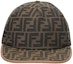 Lookbook FENDI FF Jacquard Brown Baseball Cap - Fall Winter 2022 Collection. FXQ768ALHEF0VAT