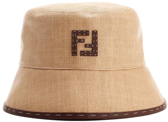 FENDI FF Logo Canvas Bucket Hat Unisex Couple Style FXQ801AIKJF0RQ0 Lookbook FENDI FF Logo Canvas Bucket Hat Unisex Couple Style FXQ801AIKJF0RQ0