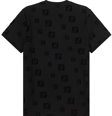 フェンディ FFロゴ クルーネック Tシャツ ブラック レギュラーフィット FAF578AE15F0GME Lookbook フェンディ FFロゴ クルーネック Tシャツ ブラック レギュラーフィット FAF578AE15F0GME