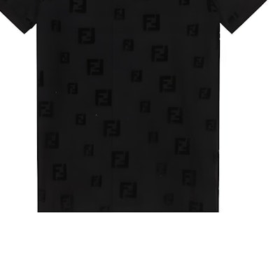 フェンディ FFロゴ クルーネック Tシャツ ブラック レギュラーフィット FAF578AE15F0GME Cheap フェンディ FFロゴ クルーネック Tシャツ ブラック レギュラーフィット FAF578AE15F0GME