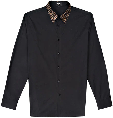 fendi-ff-logo-long-sleeve-casual-shirt-black-fs-0751-a4-s6-f0-qa-1