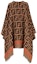 Lookbook FENDI FF 經典圖案男女同款情侶披肩 FXX636A3Q1F0QB8-BN