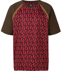 펜디 FF 로고 프린트 티셔츠 블랙/레드 FY0980A7A4F0QY3 Order 펜디 FF 로고 프린트 티셔츠 블랙/레드 FY0980A7A4F0QY3