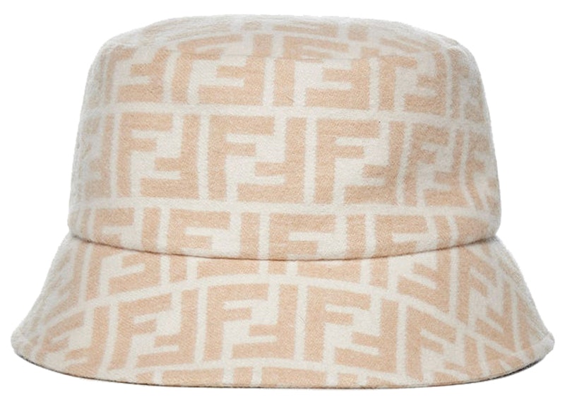 Fendi FF Monogram Bucket Hat Brown