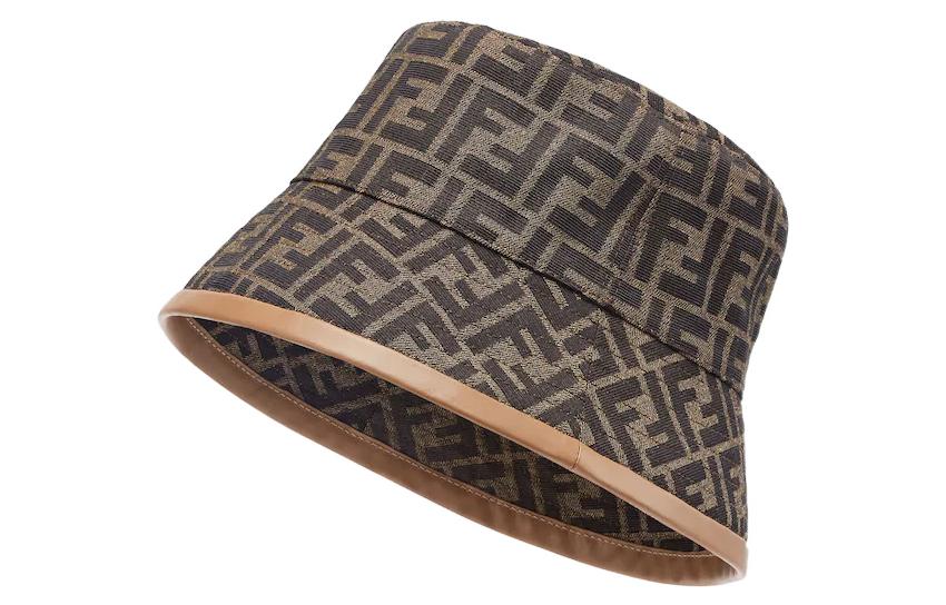 Order フェンディ FF モノグラム コットン バケットハット ブラウン FXQ801ALHDF0VAT