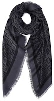 FENDI FF Monogram Silk Scarf Unisex, Fall/Winter Business Casual Style. FXS610AIJOF0D9B FENDI FF Monogram Silk Scarf Unisex, Fall/Winter Business Casual Style. FXS610AIJOF0D9B