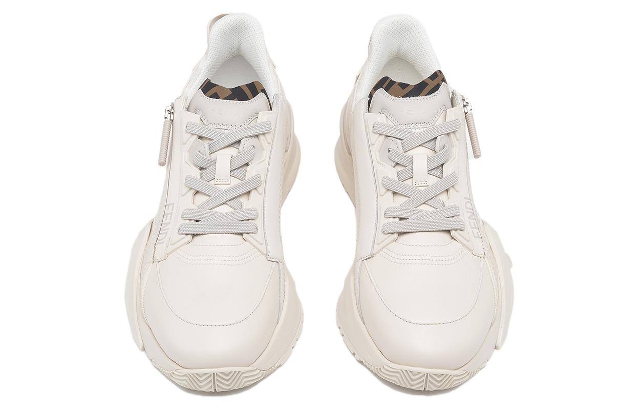 Shop Fendi FF图案Flow'白色' 7E1392-AK1Q-F1HGQ