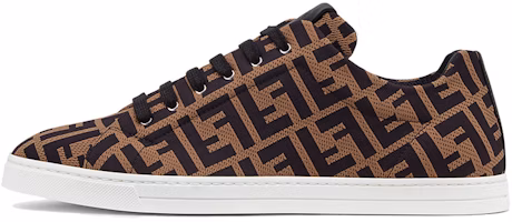 Fendi FF Motif Lace Up Low 'Almond Black' 7E1258-A7MY-F0R7R Fendi FF Motif Lace Up Low 'Almond Black' 7E1258-A7MY-F0R7R
