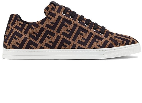 Fendi FF Motif Lace Up Low 'Almond Black' 7E1258-A7MY-F0R7R Order Fendi FF Motif Lace Up Low 'Almond Black' 7E1258-A7MY-F0R7R