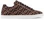 Order Fendi FF Motif Lace Up Rendah 'Almond Hitam' 7E1258-A7MY-F0R7R