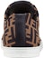 Purchase Fendi FF Motif Lace Up Rendah 'Almond Hitam' 7E1258-A7MY-F0R7R