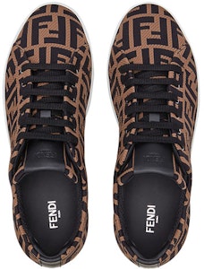 FENDI芬迪 Fabric Flatforms 高科技布料 低筒 時尚板鞋 男款 棕色 Shop FENDI芬迪 Fabric Flatforms 高科技布料 低筒 時尚板鞋 男款 棕色