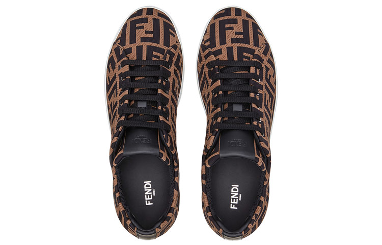 Purchase FENDI芬迪 Fabric Flatforms 高科技布料 低筒 時尚板鞋 男款 棕色