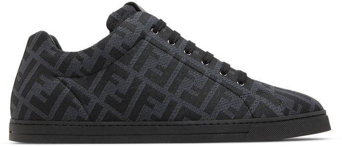 芬迪FF圖案黑色繫帶低筒鞋 7E1258-A7MY-F18SR Buy 芬迪FF圖案黑色繫帶低筒鞋 7E1258-A7MY-F18SR