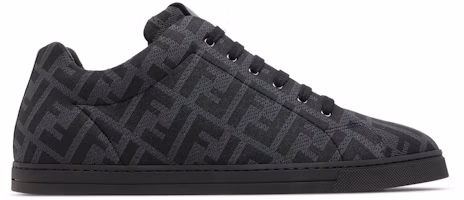 Fendi FF Motif Lace Up Low 'Black' 7E1258A7MYF18SR Fendi FF Motif Lace Up Low 'Black' 7E1258A7MYF18SR