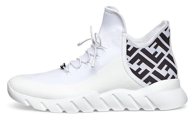 Fendi FF Motif Mesh High 'White' 7E1347-AC7H-F13SS