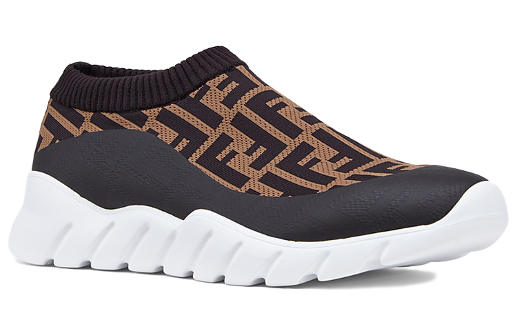 Fendi FF Motif Slip-On 'Brown' 圖 2