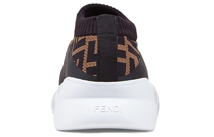 Fendi FF Motif Slip-On 'Brown' 圖 5