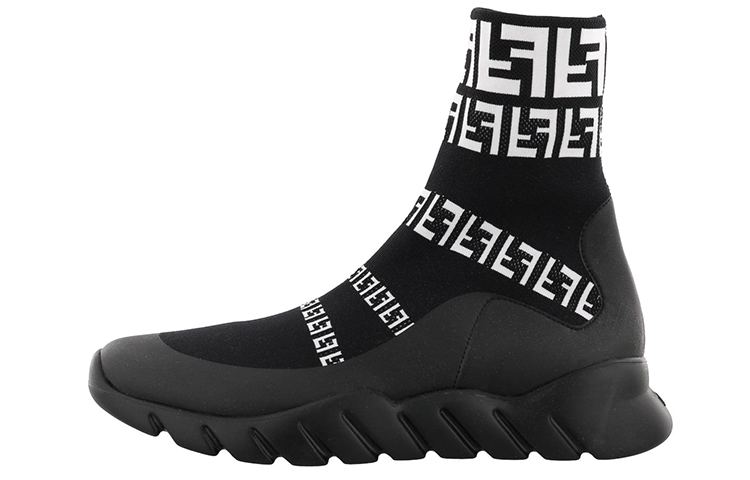 Fendi FF Motif Tech Fabric High 'Black' 7E1163-A3XH-F0Y68