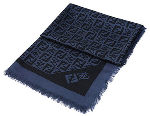 FENDI FF圖案男士桑蠶絲絲巾 - 100%純正桑蠶絲 FXS610AIJOF0QR8 Shop FENDI FF圖案男士桑蠶絲絲巾 - 100%純正桑蠶絲 FXS610AIJOF0QR8