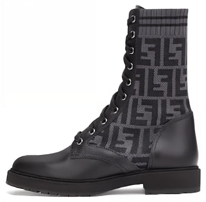 Fendi FF Rockoko Biker Boot 'Black' 8T6780-A8C7-F1D0I Buy Fendi FF Rockoko Biker Boot 'Black' 8T6780-A8C7-F1D0I