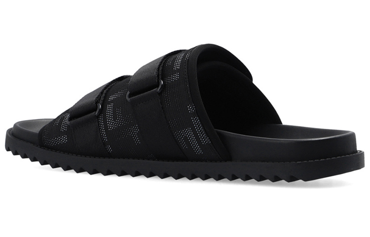 Lookbook 芬迪 FF 黑色凉鞋 7X1478-AHGU-F1AU0