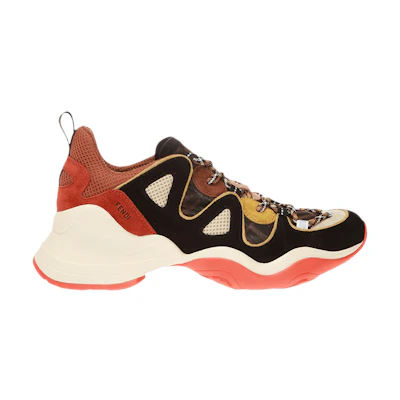 Fendi FFluid Lace Up Low 'Brandy'