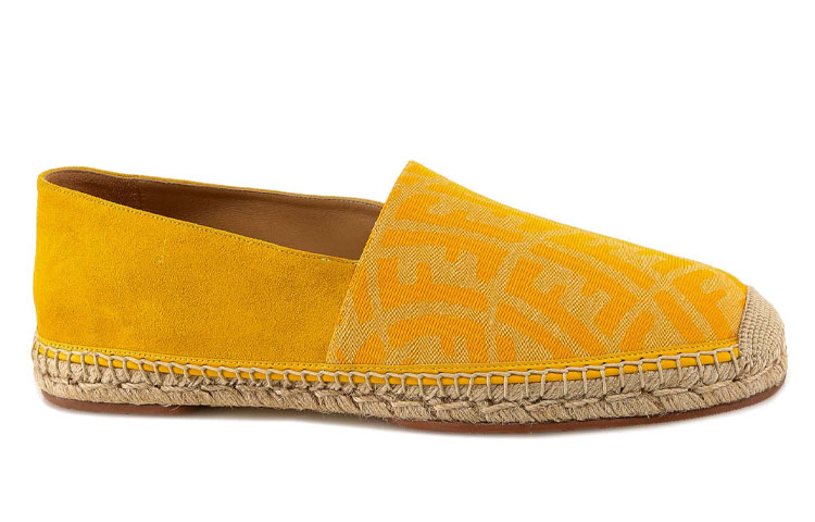 Fendi Flat 'Yellow Artistic Alphabet Pattern' 圖 2